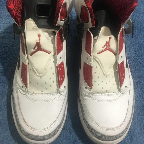 Jordan Spizike White Cement Grey *CUSTOM* Size 115 - Picture 4 of 16